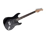 Monoprice Cali Classic Electric Guitar - Black, 6