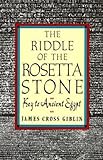 Front cover for the book The Riddle of the Rosetta Stone by James Cross Giblin