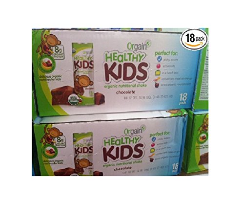 Orgain Healthy Kids Organic Nutritional Shake - 18 Pack 8.25 Oz. Bottles