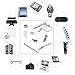 Aluan Eyeglass Repair Kit Sunglasses Repair Kit with Nose Pads Screws Screwdriver Tweezers for Watch Clock Spectacle Repair