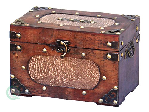 Vintiquewise(TM) Treasure Chest/Decorative Box, Small