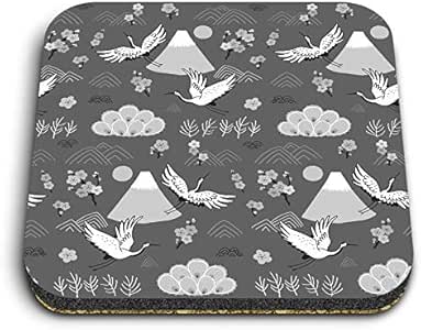 Destination 36268 - Imanes cuadrados de MDF (vinilo, diseño oriental