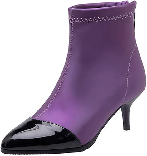 purple stiletto boots