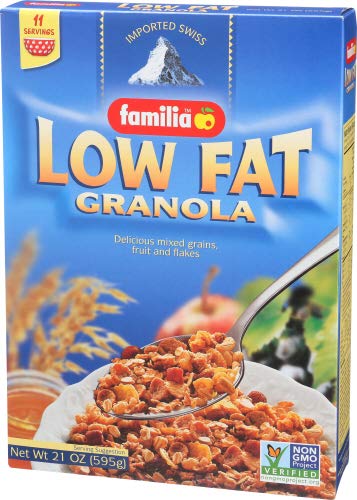 Familia Low-Fat Granola Cereal, 21-Ounce Boxes (Pack of 6)