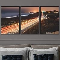 3 Piece Framed Canvas Wall Art Colorful Industrial Lights Canvas Prints Home Artwork Decoration for Living Room,Bedroom - 16