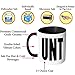 1 Dijkoo Kafly Cunt Mug - Funny Offensive Vulgar UNT Adult Coffee Cup.