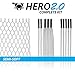 ECD Lacrosse Hero2.0 Complete Kit Lacrosse Mesh kit Hero Mesh 2.0 White