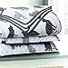 Sleeping Partners Grey Cats Animal Pom pom Trimmed Quilt Set, with 1 Full/Queen Size Quilt, and 2 Standard Shams, Lightweight, Soft, and Comfy, Gift for Kids and Adults, 3-Piece Set, Full/Queen