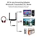 TECBOSS Bluetooth 5.0 Transmitter Receiver for TV, Optical Digital and 3.5mm Wireless Audio Adapter for PC, Home Stereo System, aptX HD, aptX Low Latency- KM20thumb 1
