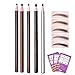 10Pcs Eyebrow Pencil Set Enhancer Makeup Tools Drawing Eye Brow Pen Pencil Cosmetic Eye Permanent Make up Definer Eyebrow Shaping