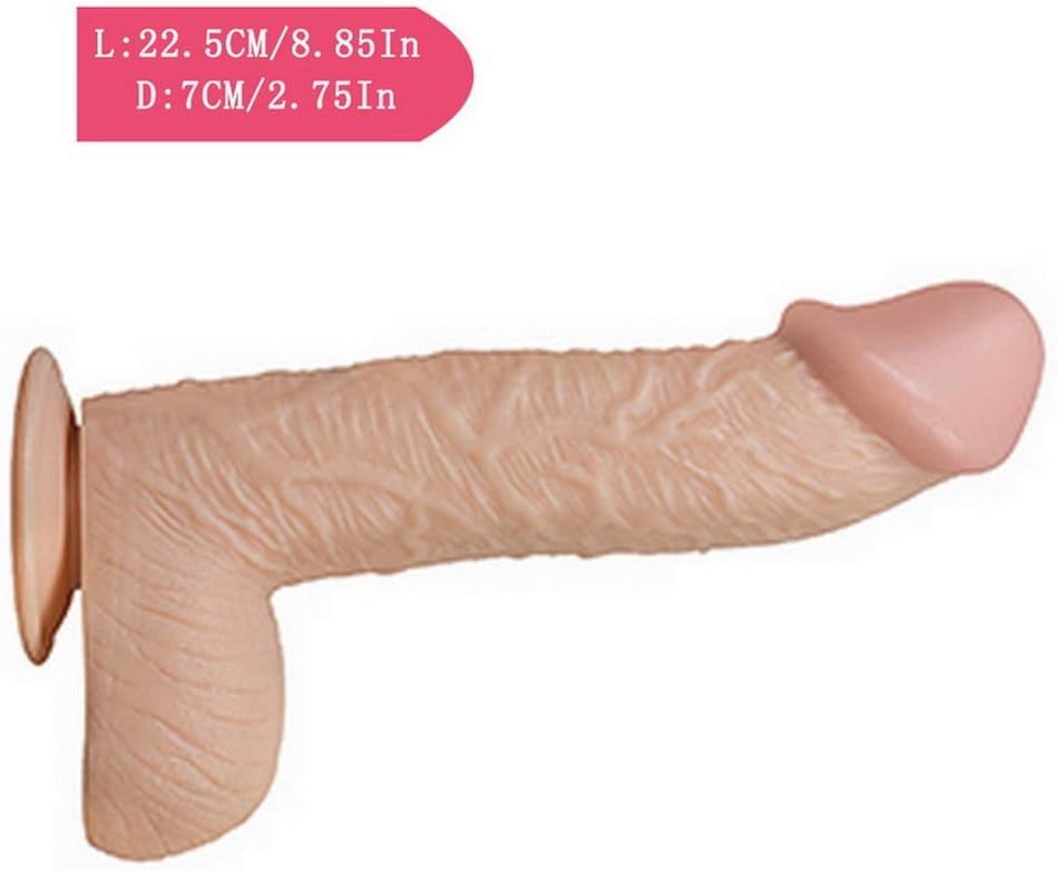 MXYLYM9 8.85" Flesh Sǐze Silicone Massage Tòys Thrust Pòrtáble Toy Hánds Mágǐc wǐth Pleásure Wǐth Adult Feelǐng