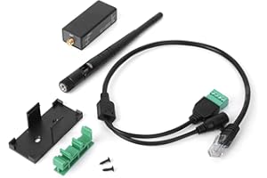 Serial Device Server, RS485 to Serial Server with External Antenna RJ45 Interface Ethernet, Network Transceivers