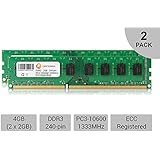 4GB KIT 2 x 2GB HP Compaq ProLiant MicroServer G7 N54L N36L N40L Ram Memory by CENTERNEX