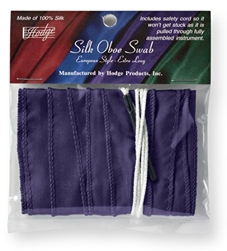 image for Hodge Silk Long Oboe Swab - Purple