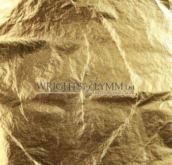 Wrights of Lymm Imitation Gold Leaf Transfer booklet 140mm x 140mm