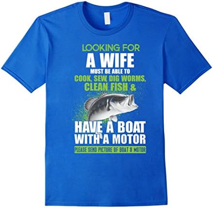 Men's Clean Fish and have a boat with a motor T-Shirt 2XL Royal Blue