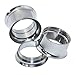 Longbeauty 6 Pair Stainless Steel Screwe Flesh Tunnel Expander Eer Plug Gauge Earlets 6 Colors 10MM