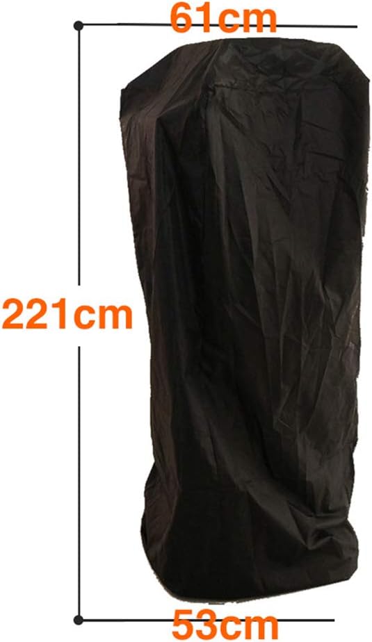 Patio Heater Cover, Heavy Duty Waterproof Garden Outside Round Furniture Protector, Terrace Heating Cover with Zipper Closure - Image 3
