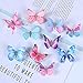 LOCOLO 20Pcs Hair Clips Butterfly Hair Clips Butterfly Snap Clips Barrettes for Toddlers Baby Girl and Women