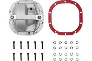 LLNSEAUTO 8.8 Differential Cover Rear End Girdle System w/Gasket, Fill Drain Plug | Fit for Ford Mustang 1979-2004, F-150 1982-2012, Explorer Sport Trac, Bronco, Ranger 4.0L 1991-2011, Panther