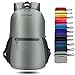 ZOMAKE Lightweight Hiking Backpack Water Resistant,20L Packable Daypack Foldable Small Backpack for Travel(Silvery-B)