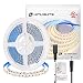 HitLights Warm White LED Strip Lights, UL-Listed Premium High Density 2835-16.4 Feet, 600 LEDs, 3000K, 44W, CRI 90+, 12V DC LED Tape Lights for Under Cabinet, Kitchen, Lighting Project