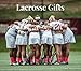 Multi-Colored Hair Ties with Lacrosse Design for Girls - No Crease Ponytail Elastics for Lacrosse Players (8 pcs) - by SPORTYBELLA