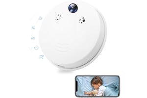 AiLuce Hidden Camera Detector HD 1080P Video-Only Nanny Camera with Night Vision Motion Detection Remote View WiFi Security Camera for Home Wireless Video Recorder for Indoor Security