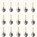 BRIMAX 2w S14 Led Edison Light Bulbs Outdoor 11w Incandescent Filament Bulb Replacement 2700K Bright Warm White Dimmable, E26 Base Durable Led Bulb for Outdoor Patio String Light,15pack