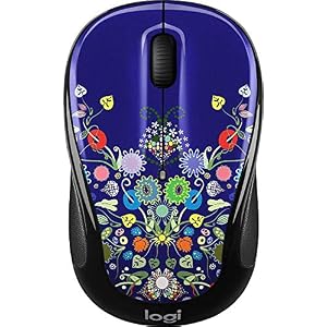 Logitech M325c Mouse ottico wireless 1000 dpi Nano Ricevitore Gioielli Naturali Mouse (rinnovato)