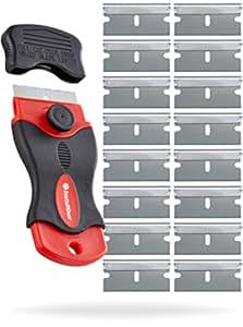 Amazon.com: InstallGear Mini Razor Scraper with 16 Blades: Kitchen & Dining