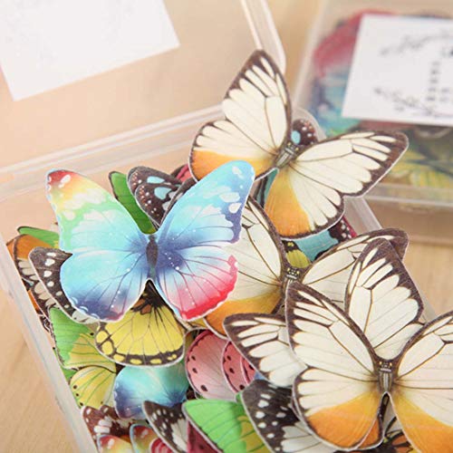 Other Cake Tools - 10pcs Lot Butterflies Prime Wedding Birthday Edible Rice Wafer Paper Cupcake Cake - Paper Cake Topper Cake Decor Cake 2019 Paper Muffin Butterfly Edible Mal Butterfly La