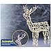 Brite Star 48 inch tall Reindeer Buck Christmas Outdoor Decorations - Animated Head with Motor & LED Light Decoration for Yard and Patio, Indoor and Outdoor Décor