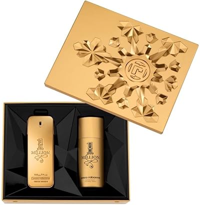 Paco Rabanne 1 Million Men's EDT Spray 100ml & Deodorant 150ml Gift Set