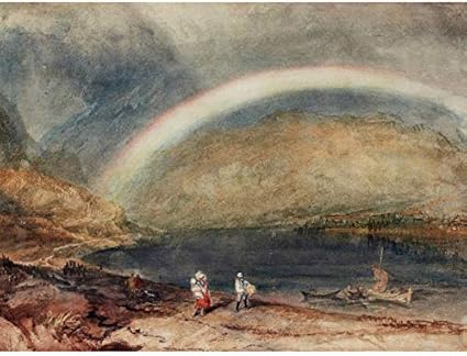 Turner The Rainbow Osterspai And Filsen Art Print Impression Sur Toile De Premiere Qualite Decoration Murale Amazon Fr Cuisine Maison