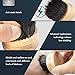 Beard Grooming Kit for Father's Day Gift, 1x Beard Oil, 1x Beard Balm and 1x Boar Bristle Beard Brush, 100% Pure, Natural for Men(Hair Repair and Growth - Vitamin E) from Anjou