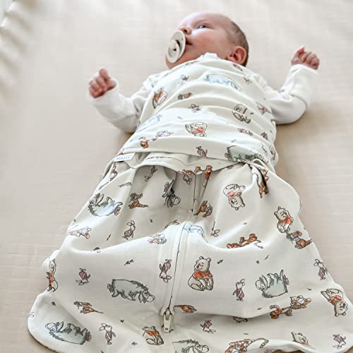 HALO Disney 100 Cotton Sleepsack Swaddle, 3Way Adjustable Wearable