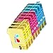 TS 9-PK COLOR T200XL (NOT T220) Remanufactured compatible ink cartridges for EPSON T200 (3 YELLOW, 3 MAGENTA, 3 CYAN) Expression Home XP-200, Expression Home XP-300, Expression Home XP-400, workforce WF-2530, Workforce WF-2540