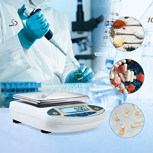 Lab Scale 5000g X 0.01g Accuracy High Precision Electronic Analytical ...