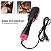 One-Step Hair Dryer Comb, 2-In-1 Multifunctional Negative Ion Straightener Curler Curling Brush Hot Air Comb Auto Rotating Hair Styler Tool for All Hair Types (us plug)thumb 2