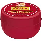 Cella Milano Classic Almond Shaving Cream Soap,150 g, Made in Italy | Tallow-Based Formula Produces Dense, Creamy Lather With Excellent Cushion, Slickness and a Signature Aroma