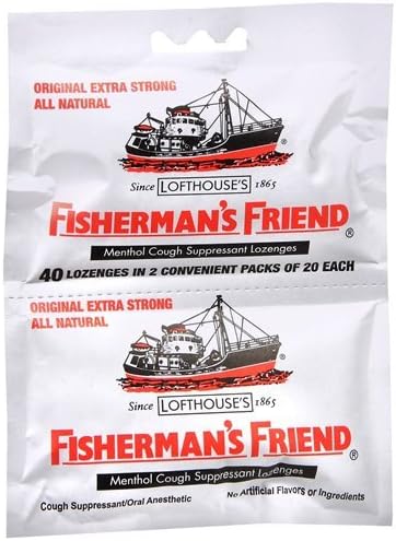 New - Fisherman's Friend Lozenges - Original Extra Strong - Dsp - 40 ct - 1 Case