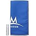 Mission Enduracool Large Towel with Lip Balm, One Size, Blue