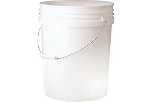 LEAKTITE 5GLSKD 5-Gallon lon White Plastic Pail