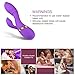 Utimi 10-mode Rabbit Vibrator G-spot Stimulator USB Rechargeable Vibrators with 2 Motors