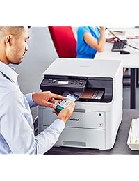 Brother HL L3290CDW Impresora digital compacta de color que proporciona resultados de calidad de impresión láser con una cómoda copia y escaneado planos, impresión inalámbrica e impresión dúplex