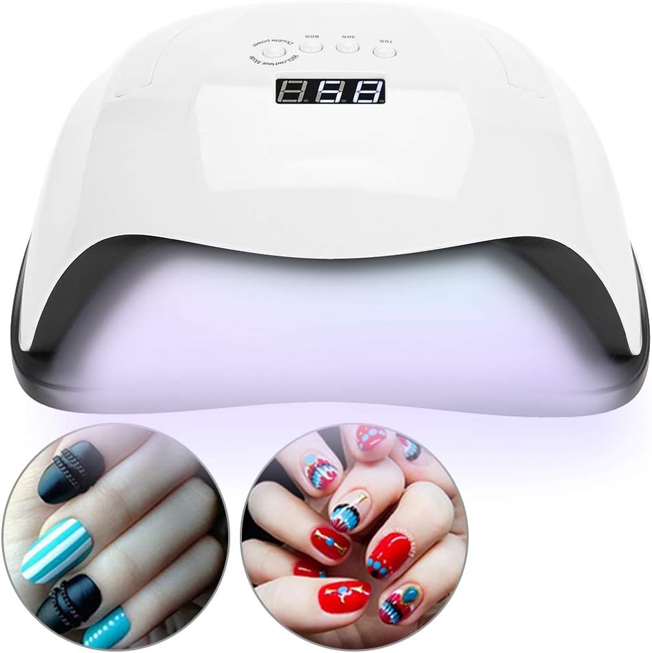 4種類のタイミングセンサーuvネイルドライヤー ポリッシュジェル硬化用ledネイルドライヤー マニキュアネイルアートツール マニキュア乾燥機 硬化ランプアートネイル 米国 Salmue サウナマスク フェイスベルト 通販 Amazon