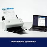 Brother ADS-4100 Desktop Document Scanner USB 3.0 60 Sheet ADF UK Plug view 5