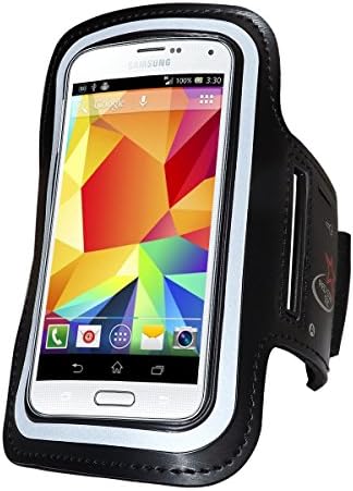 Samsung Galaxy S6 & Galaxy S5 Compatible Running Armband with an Adjustable Band and Key Holder for Men & Women