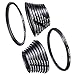 Filter Ring Adapter, K&F Concept 18pcs Camera Lens Filter Metal Stepping Rings kit (Includes 9pcs Step Up Ring Set + 9pcs Step Down Ring Set) Black primary